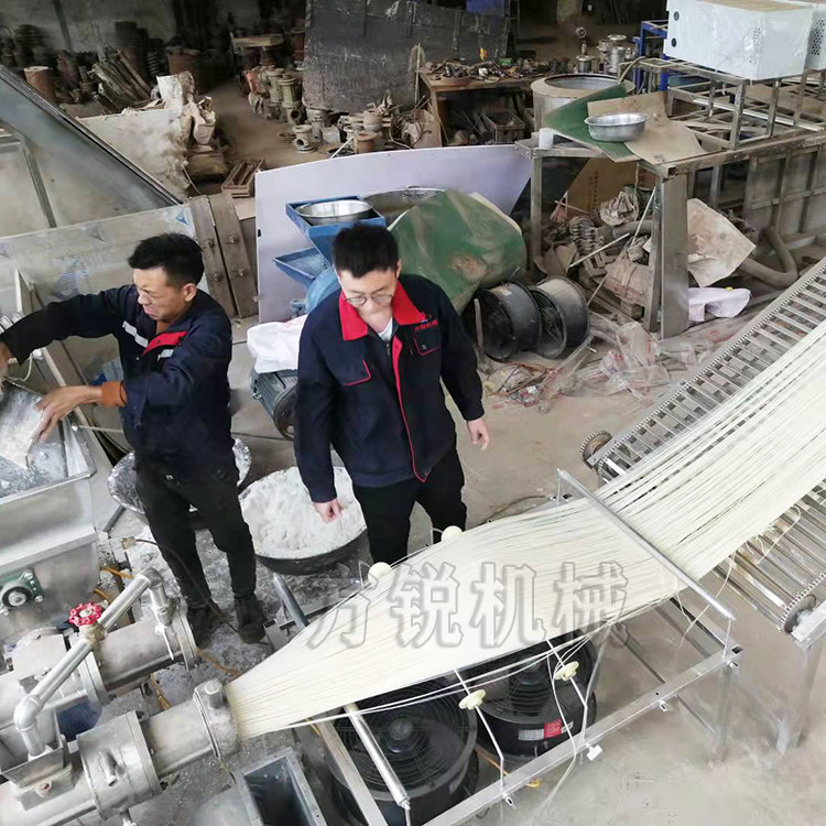 畢節(jié)客戶現(xiàn)場全自動米線機試機 畢節(jié)客戶現(xiàn)場全自動米線機試機